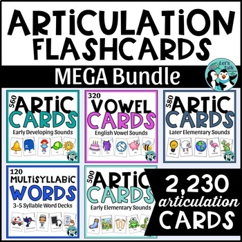 Preview of Articulation Flashcards Mega Bundle