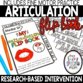 Speech Therapy Articulation Books | Fine Motor Activities