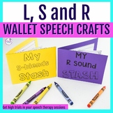 Wallet Speech Crafts for R, L and S sounds | L-blends, R-b