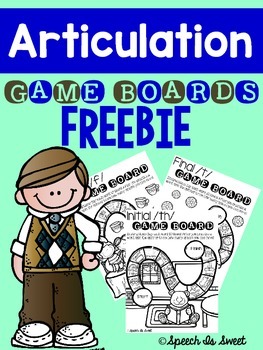 Preview of Articulation Game Boards {FREEBIE!}
