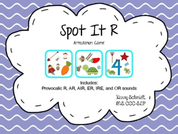 Preview of Spot it Articulation Game: R Sound