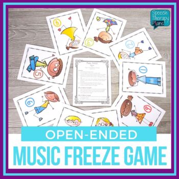Preview of Articulation Game - Music Freeze