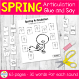Spring Articulation Activities Speech Therapy Coloring Pages
