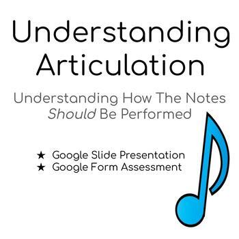 Preview of Articulation - Google Slide Presentation + BONUS Google Form Assessment!