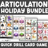 Articulation Holiday Bundle for Speech Therapy - Quick Dri