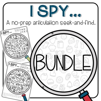 Preview of Articulation - I Spy Bundle