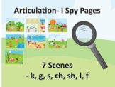 Articulation I Spy Pages