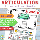Articulation Interactive Books Bundle Activity for Speech Therapy