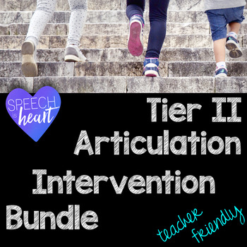 Preview of Articulation Interventions for Teachers Bundle: Tier 2