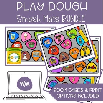 Preview of Articulation & Language Smash Mats BUNDLE - Distance Learning Capable