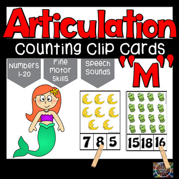 Preview of Articulation M Counting Cards