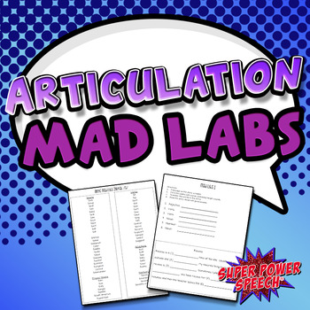 Preview of Articulation Mad Labs