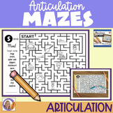 Articulation Mazes for speech & language therapy