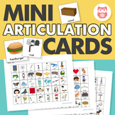 Mini Articulation Cards for Speech Therapy