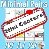 Minimal Pairs for /R/, /S/, & /L/ for Speech Therapy