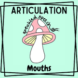 Articulation Mouths - Collection of 34 Coloring Pages / Vi