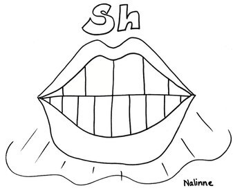 Articulation Mouth Coloring Bundle S Sh Th L G B V And R N J M T Ng