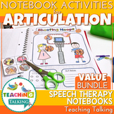 Articulation Activities Worksheets & Notebook BUNDLE for S
