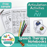 Articulation Notebooks for /v/ (FREE Sample!)