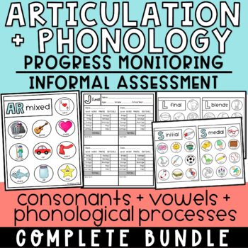 Preview of Articulation/Phonology Assessment + Progress Monitoring for Speech Therapy