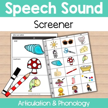 Preview of Articulation & Phonology Speech Sound Screener Informal Assessment