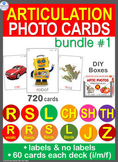Articulation Photo Cards Bundle /R S L CH SH TH J Z/ Blend