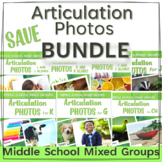 Articulation Photos for Middle School Mixed Groups Bundle