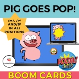 Articulation Pig Goes Pop Bundle: /m/, /p/, and /b/ in all