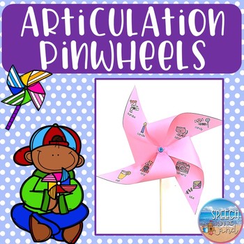 Preview of Articulation Pinwheels: A Spring Craftivity