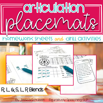 Preview of Artic Placemats: Homework and Drill Activities Bundle 2