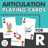 R Articulation Playing Cards - Outline + Color Printable D