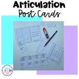 Articulation Postcards for Speech Therapy