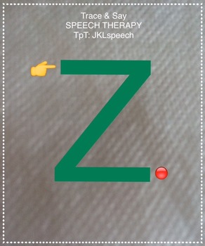Preview of Articulation Practice Z-Sound in Isolation Speech Production