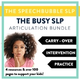 Articulation Practice and Carry-Over for Speech Therapy BUNDLE