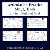 Articulation Practice /t/- no prep digital and printout