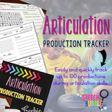 Articulation Production Tracker