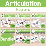 Articulation Program BUNDLE for Carryover: s - f - sh - l 