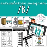 Articulation Program for /B/ Speech Therapy (+ BOOM Cards)