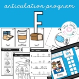 Articulation Program for /F/ (+ BOOM Cards) Speech Therapy
