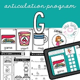 Articulation Program for /G/ (+ BOOM Cards) Speech Therapy