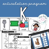 Articulation Program for /K/ (+BOOM Cards) Speech Therapy