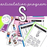 Articulation Program for /S/ (+ BOOM Cards) Speech Therapy