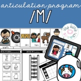 Articulation Program for /m/ (+BOOM Cards) Speech Therapy