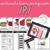 Articulation Program for /p/ (+BOOM Cards) Speech Therapy