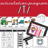 Articulation Program for /t/ (+BOOM Cards) Speech Therapy