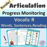 Articulation Progress Monitoring BUNDLE: Vocalic R & RL Words/Sentences