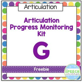 Articulation Progress Monitoring Kit: Freebie