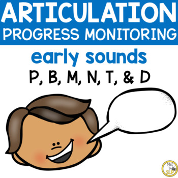 Preview of Articulation Progress Monitoring Probes - Early Sounds