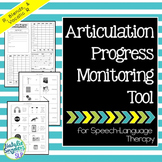 Articulation Progress Monitoring Tool for R for SLPs