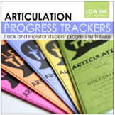 Articulation Progress Trackers | Articulation Data Collection
